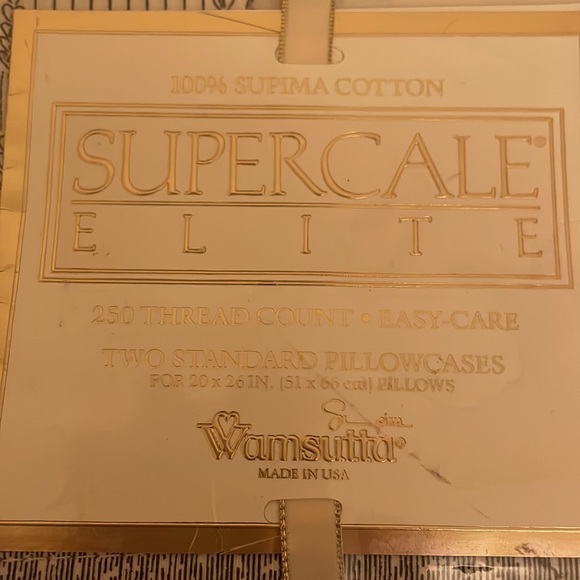 Wamsutta sheet set new in packages. Full fitted, flat and 2 standard pillowcases - Picture 9 of 10